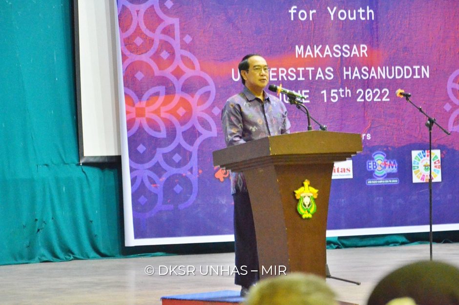 Rektor Unhas Ajak Milenial Berperan Aktif Sukseskan Forum Internasional Y20 Indonesia 2022