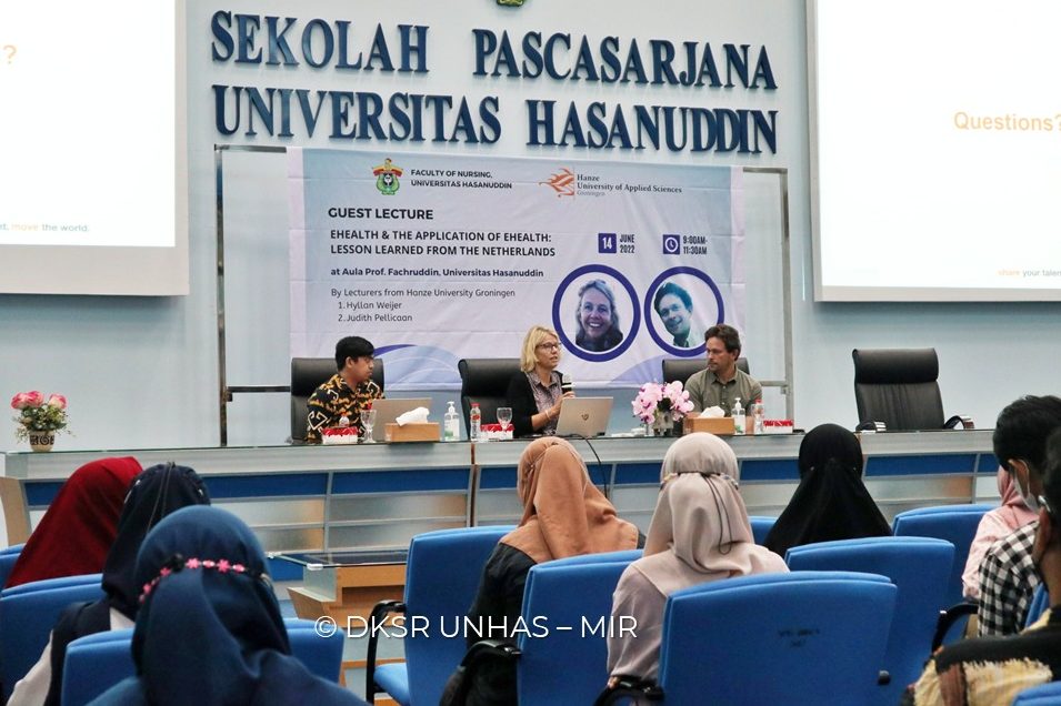 FKep Unhas Gelar Kuliah Tamu Penerapan eHealth bersama Narasumber dari Belanda