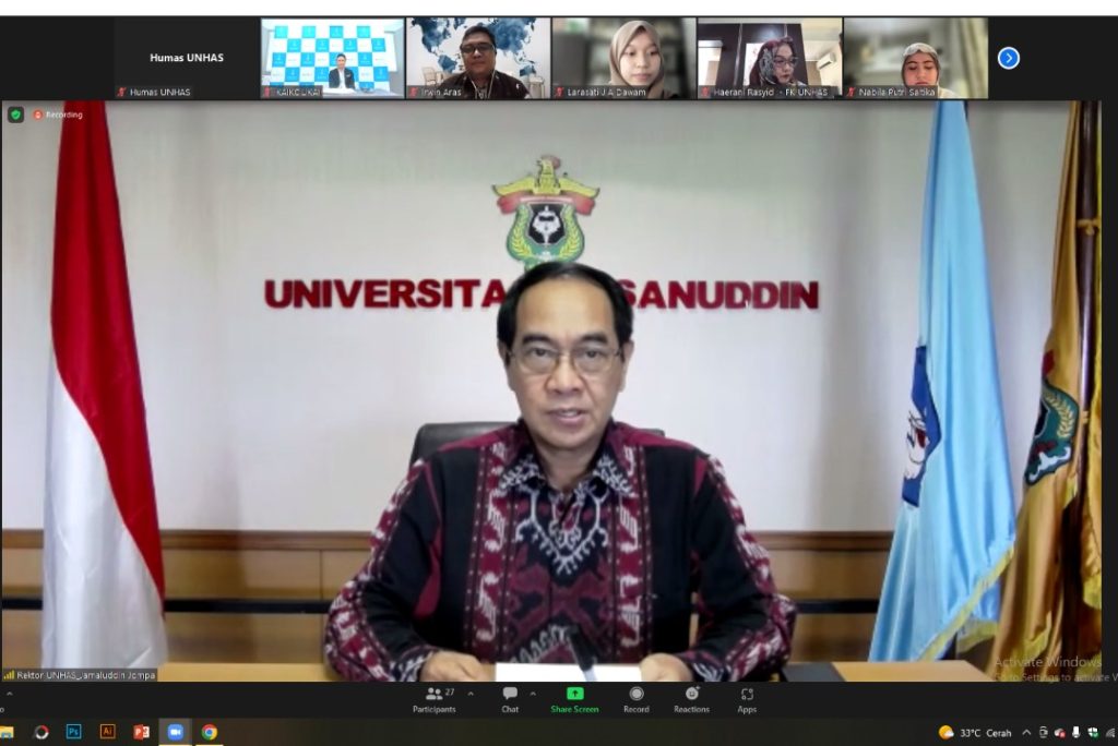 Pelepasan Mahasiswa KKN-PK Internasional Angkatan Pertama Gelombang 108 Unhas