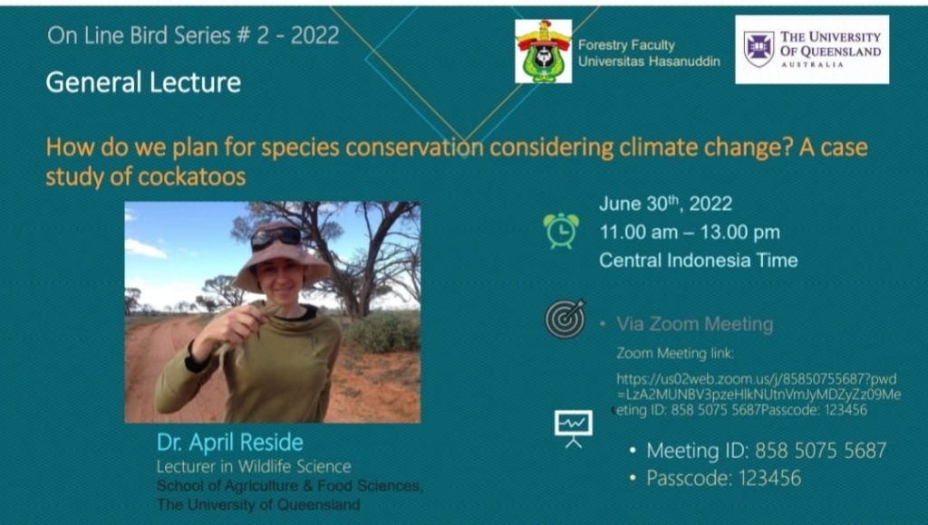 Fakultas Kehutanan Unhas Gelar kuliah Umum oleh Narasumber Australia