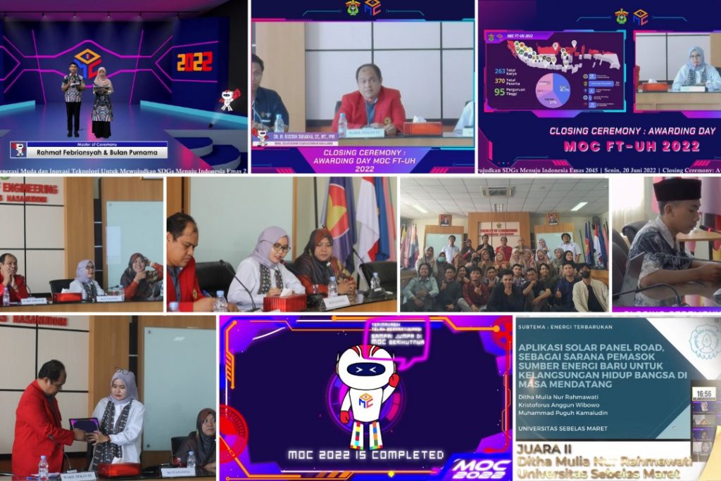 Fakultas Teknik Unhas sukses Laksanakan Millenials Online Competition 2022