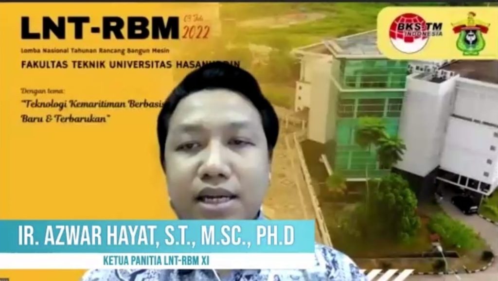 FT Unhas Gelar Webinar Teknologi Kemaritiman Berbasis Energi Terbarukan