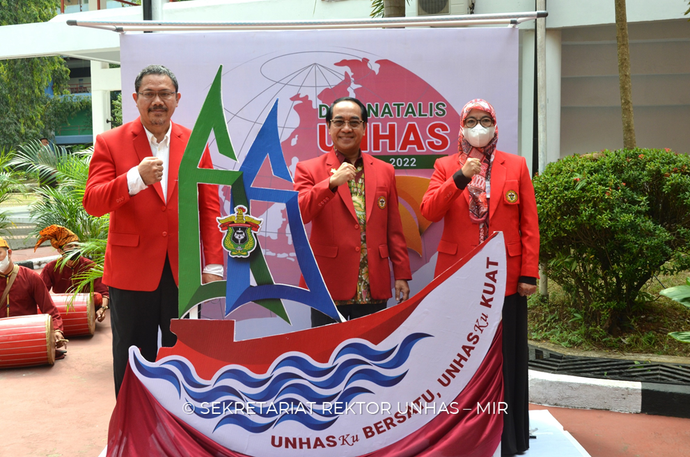 Persiapan Dies Natalis ke-66 Unhas, Rektor Resmi Luncurkan Logo Ikon Perahu Pinisi