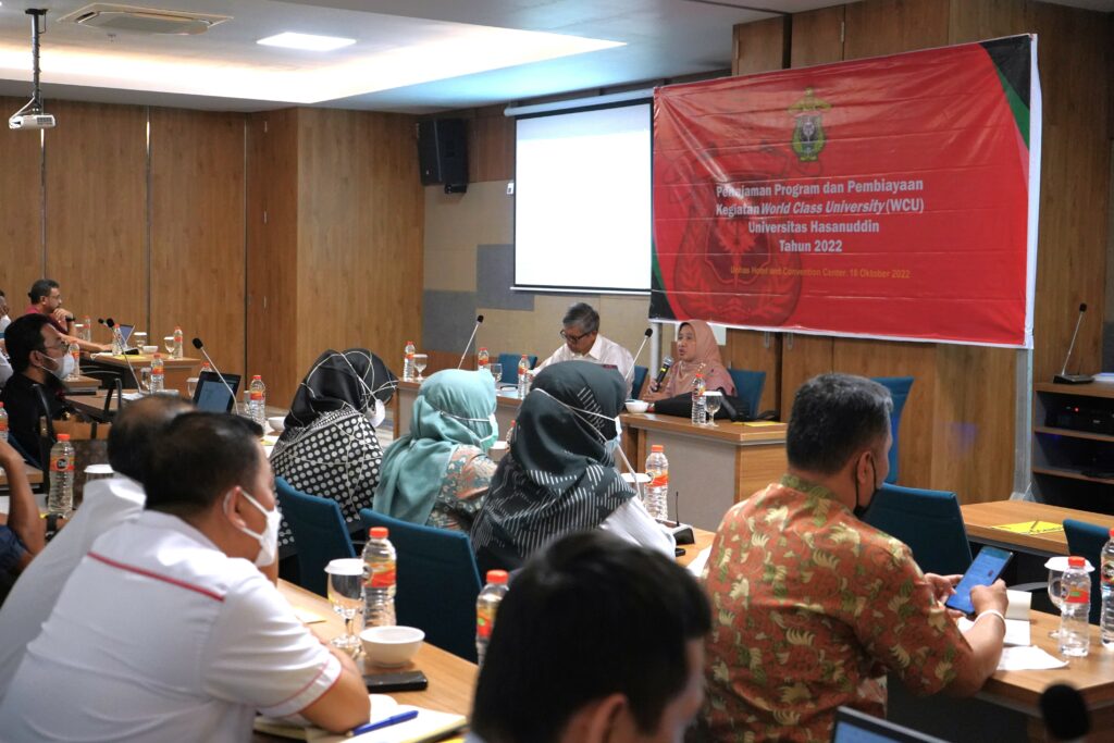 Komitmen Tingkatkan Peringkat Kelas Dunia, Unhas Gelar Diskusi Program WCU