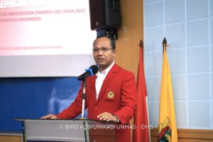Prof Ruslin Lepas Atlet Unhas Menuju Pekan Olahraga Provinsi Sulsel XVII Tahun 2022