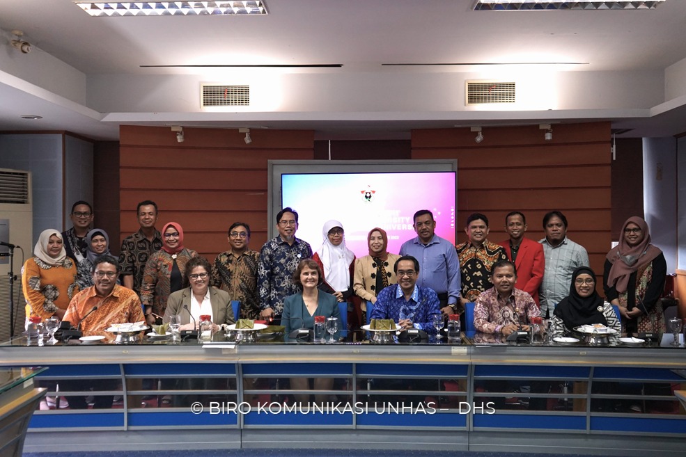 Rector of Hasanuddin University Welcomed the Delegation from Griffith University to Discuss Education and Research Collaboration