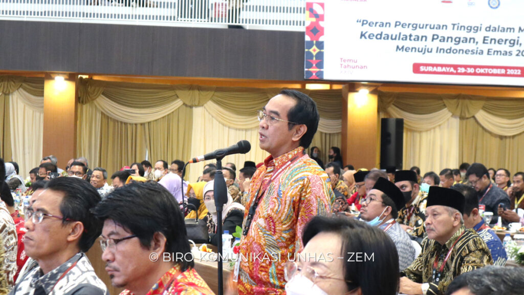 Rektor Unhas Ajak Universitas Kolaborasi Bersama Pemerintah Cegah Stunting pada FRI 2022