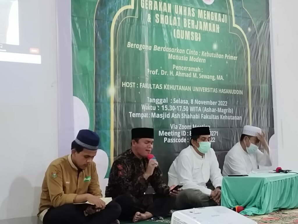 GUMSB Unhas Bahas Beragama Berdasarkan Cinta: Kebutuhan Primer Manusia Modern
