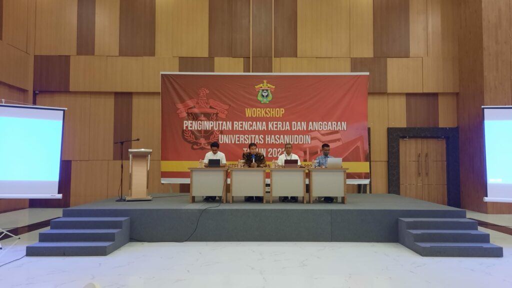 Unhas Gelar Workshop Penginputan Rencana Kerja dan Keuangan