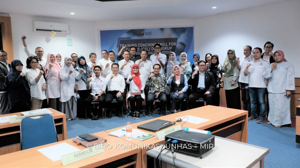 Unhas Gelar Training Coaching Skill For Leaders, Perkuat Manajemen Kepemimpinan Sivitas Akademika