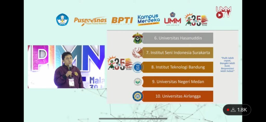 Unhas Peringkat 6 PIMNAS 35, Mengalahkan Sejumlah Kampus Ternama di Indonesia