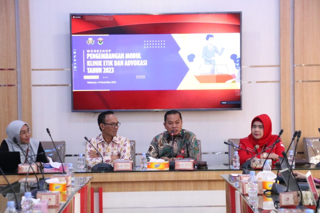 Fakultas Hukum Unhas Kerja Sama Komisi Yudisial Selenggarakan Workshop Klinik Etik dan Advokasi