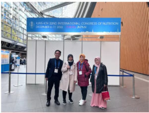 Dosen Departemen Ilmu Gizi FKM Unhas Presentasi Oral dan Poster di International Congress of Nutrition Ke-22 di Jepang