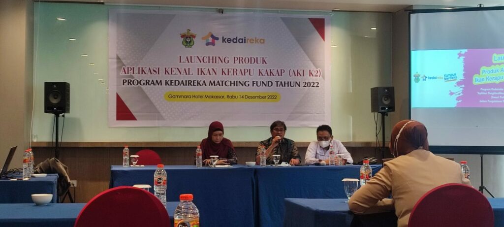 Unhas Resmikan Aplikasi Kenal Ikan Kerapu Kakap, Mudahkan Pendataan Spesies Ikan
