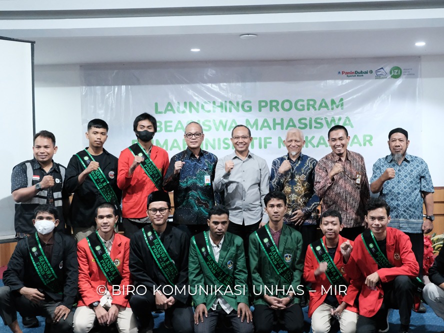 Unhas Terlibat dalam Program Beasiswa Mahasiswa Rumah Inisiatif Zakat Indonesia