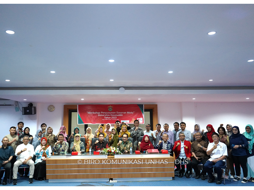 Unhas Gelar Workshop Penyusunan Sasaran Mutu Tahun 2023