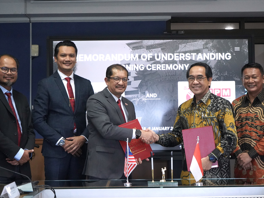 Hasanuddin University and Universiti Putra Malaysia Signs a Memorandum of Understanding for Tridharma Collaboration 