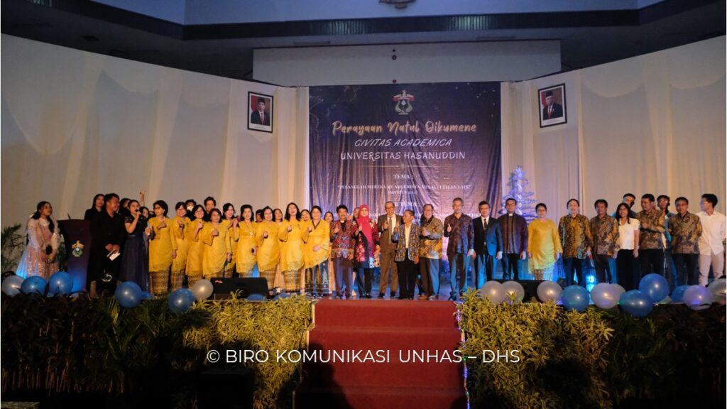 Perayaan Natal Oikumene Unhas Berlangsung Khidmat dalam Kebersamaan