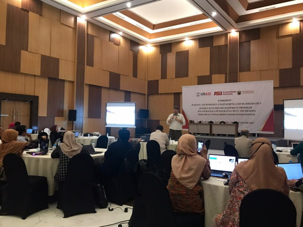 Dorong Kualitas Mutu Pembelajaran, Unhas Laksanakan Workshop STEM Faculties Development Program
