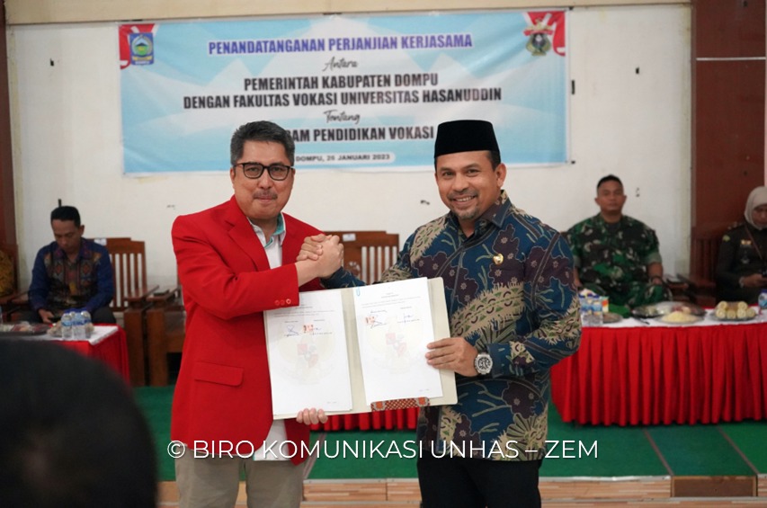 Fakultas Vokasi Unhas dan Kabupaten Dompu, NTB Sepakat Kerjasama dalam Bidang Pendidikan
