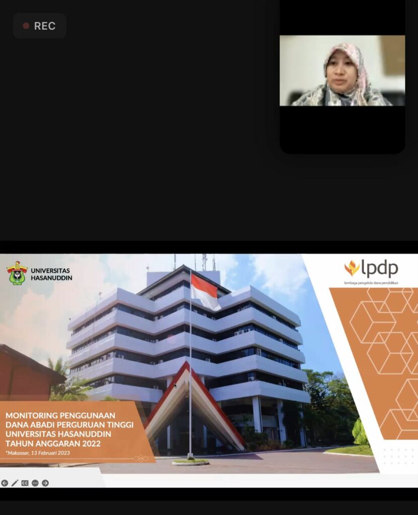 Unhas Jalani Proses Monitoring LPDP untuk Pengembangan Dana Abadi Perguruan Tinggi
