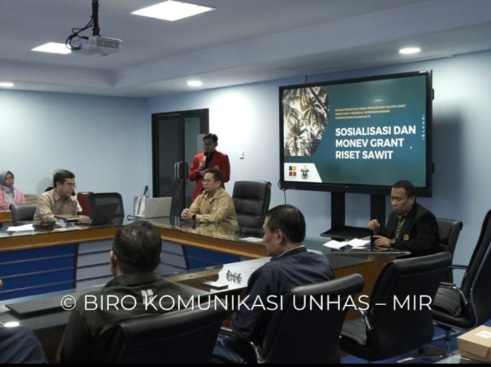 Unhas Bersama Badan Pengelola Dana Perkebunan Kelapa Sawit Gelar Sosialisasi Grant Riset Sawit