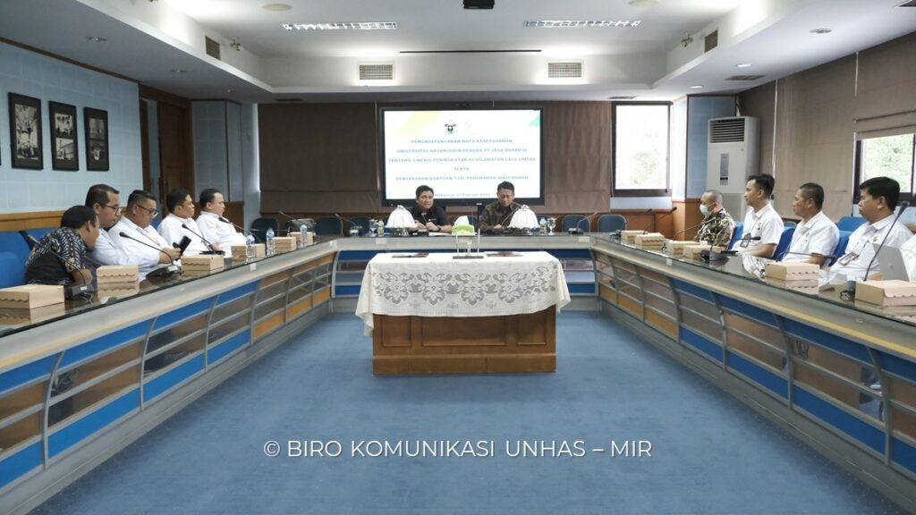 Unhas dan PT. Jasa Raharja Kerjasama Dorong Peningkatan Keselamatan Lalu Lintas