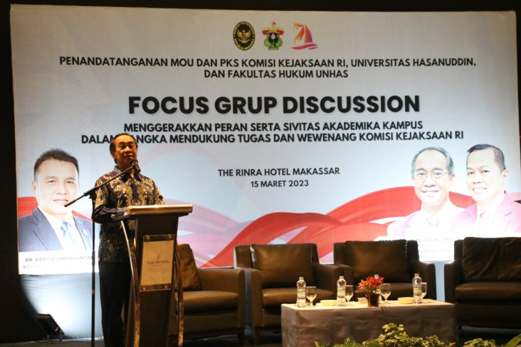 Unhas dan Kejaksaan RI Sepakat Kerja Sama Pengembangan Tridarma