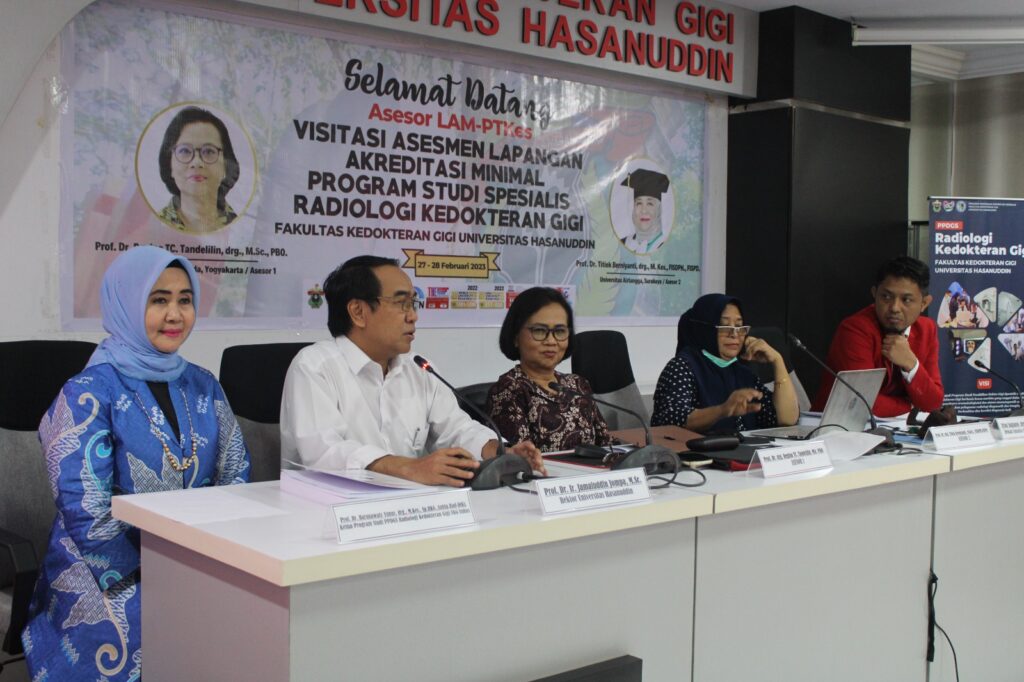 LAM-PTKes Visitasi Prodi Spesialis Radiologi Kedokteran Gigi FKG Unhas