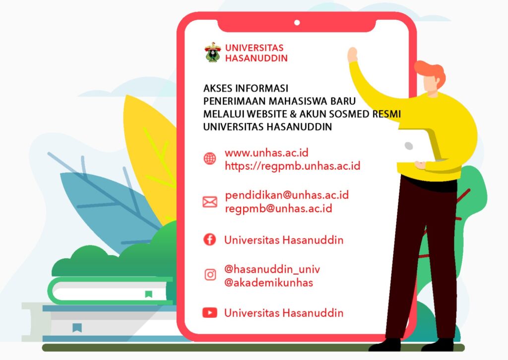 Sumber Informasi Resmi Penerimaan Mahasiswa Baru (PMB) Unhas 2023