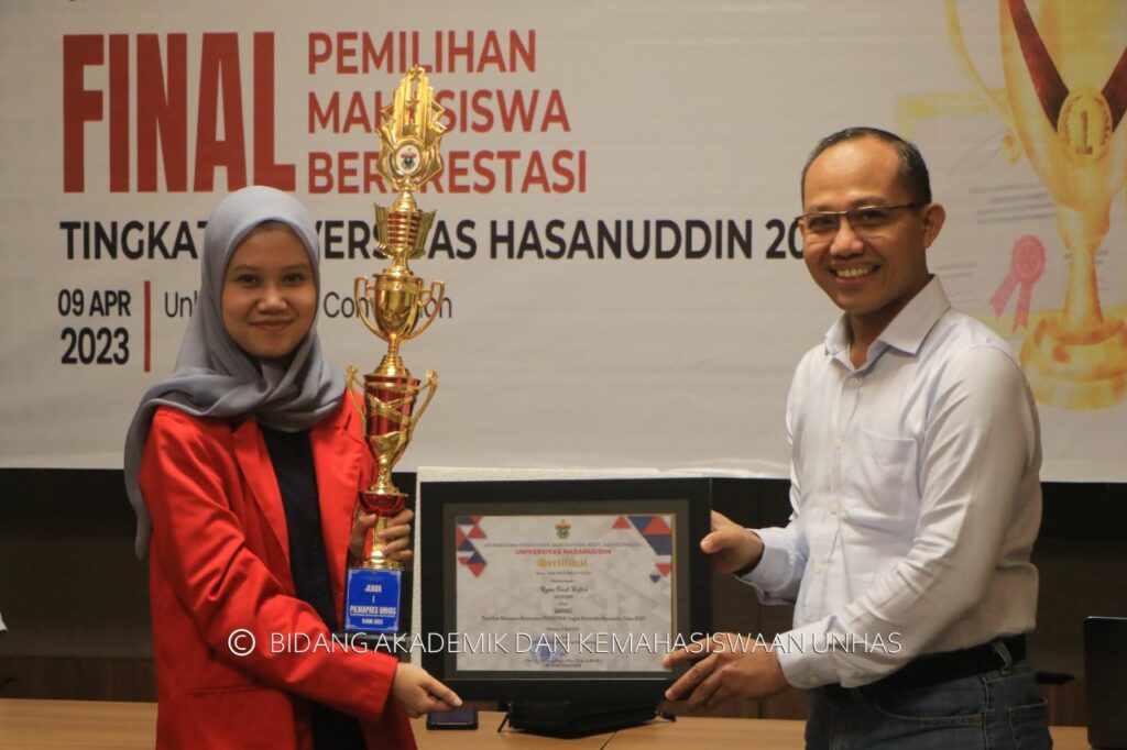 Regina Farah Nafilah, Juara 1 Mawapres Unhas 2023