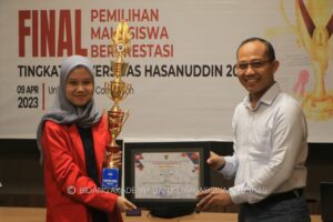 Regina Farah Nafilah, Juara 1 Mahasiswa Berprestasi Unhas 2023