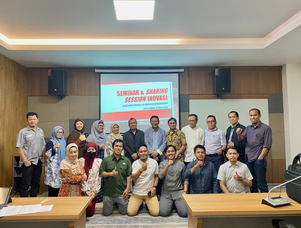 Sharing Session Inventor Unhas, Bahas Penguatan Hilirisasi Produk Inovasi Hasil Penelitian