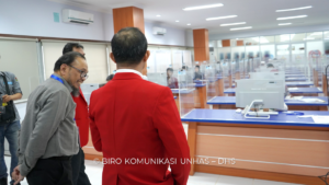 Jajaran Pimpinan Lingkup Unhas Tinjau Hari Pertama Pelaksanaan UTBK-SNBT 2023