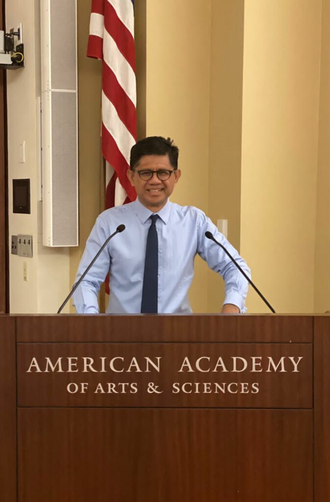 Mantan Wakil Ketua KPK Laode M Syarif Jadi Narasumber pada American Academy of Arts and Sciences