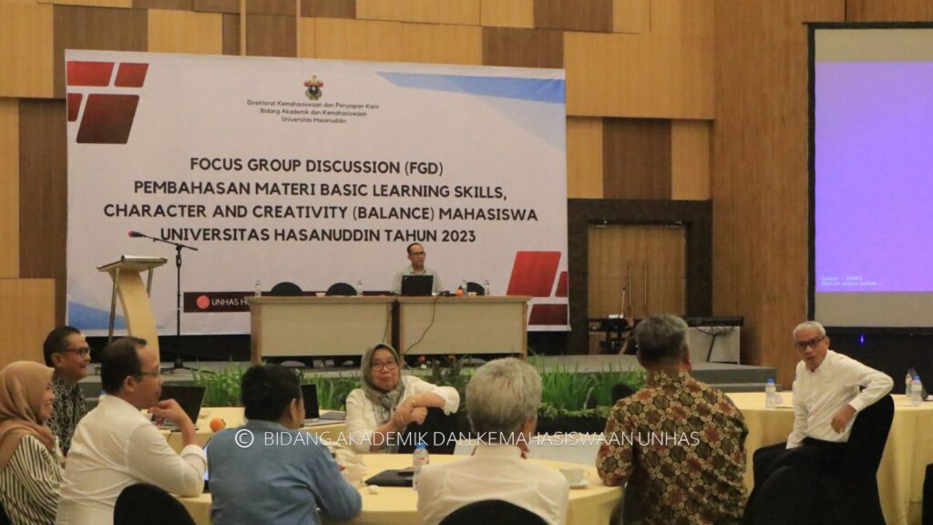 Siap-siap Sambut Mahasiswa Baru 2023, Unhas Gelar FGD Bahas Materi Balance