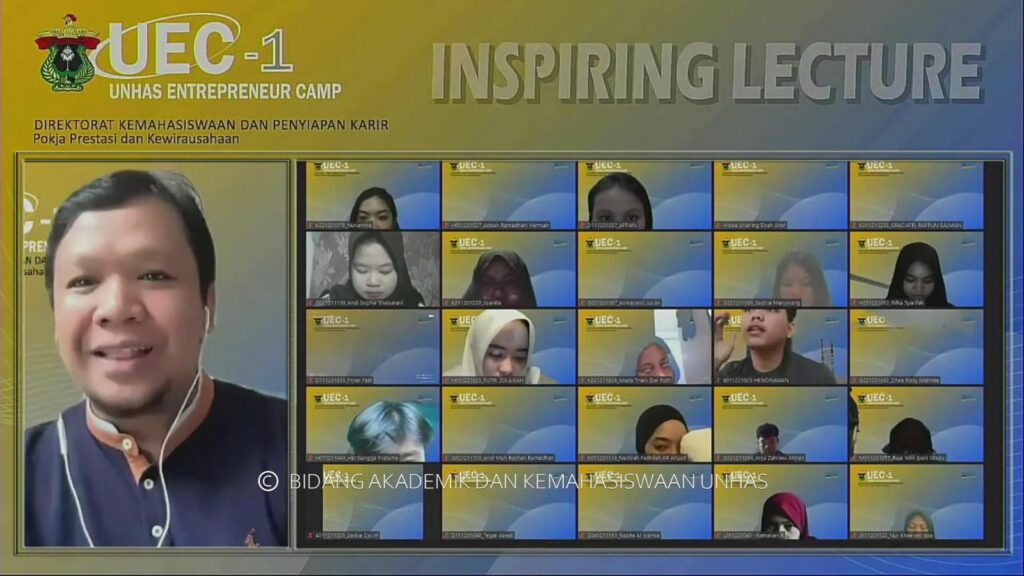 Unhas Entrepreneur Camp I, Mahasiswa Dibekali Mindset Wirausaha hingga Belajar Bisnis Model Canvas