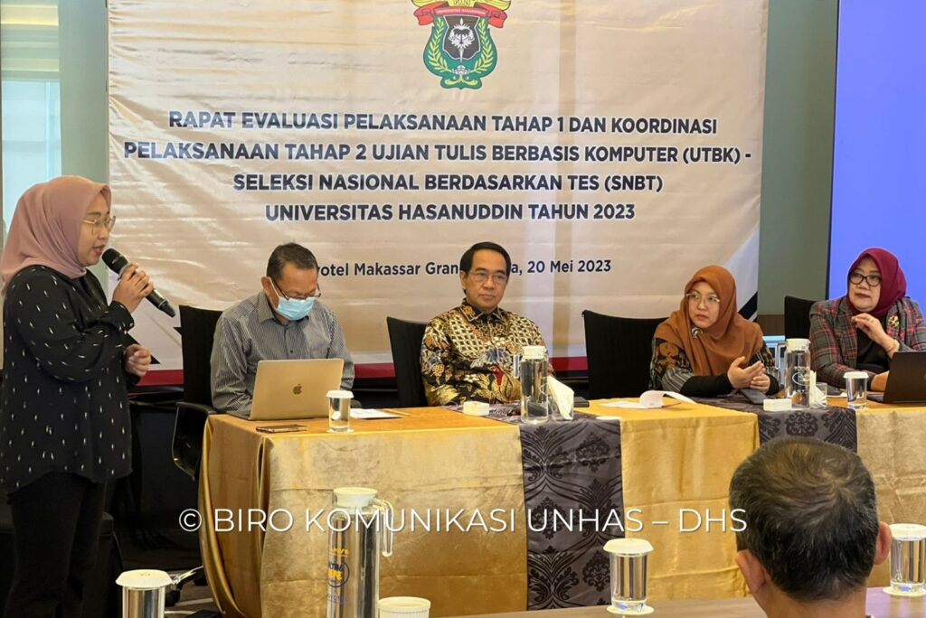 Unhas Gelar Rapat Evaluasi Pelaksanaan UTBK-SNBT Tahap I dan Persiapan Ujian Tahap II