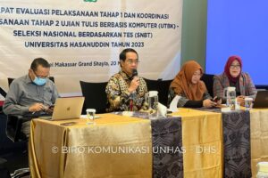 Unhas Gelar Rapat Evaluasi Pelaksanaan UTBK-SNBT Tahap I dan Persiapan Ujian Tahap II