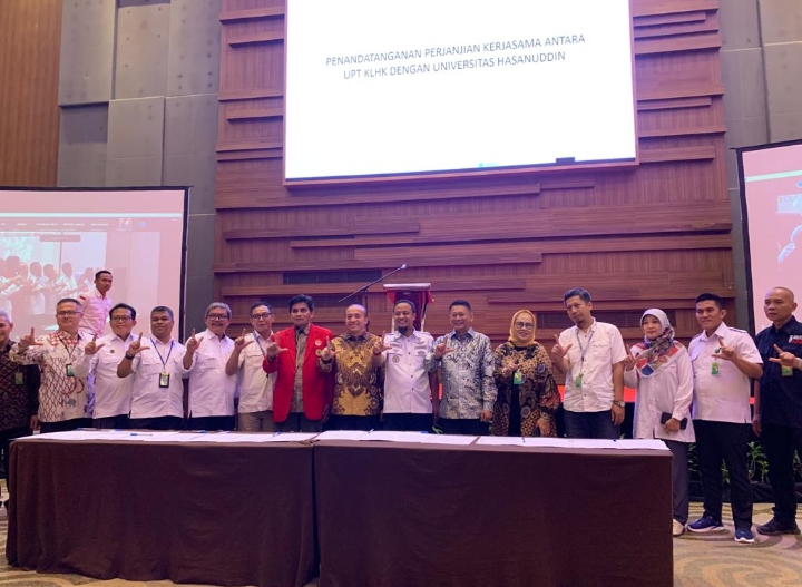 Penandatanganan Kerjasama antara Fakultas Kehutanan Unhas dengan 8 UPT Lingkup Kementerian Lingkungan Hidup dan Kehutanan