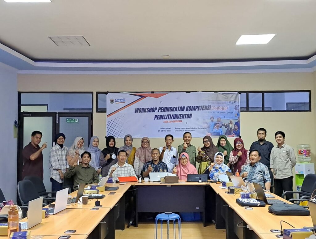 Workshop Peningkatan Kompetensi Peneliti dan Inventor Fakultas Kehutanan Unhas