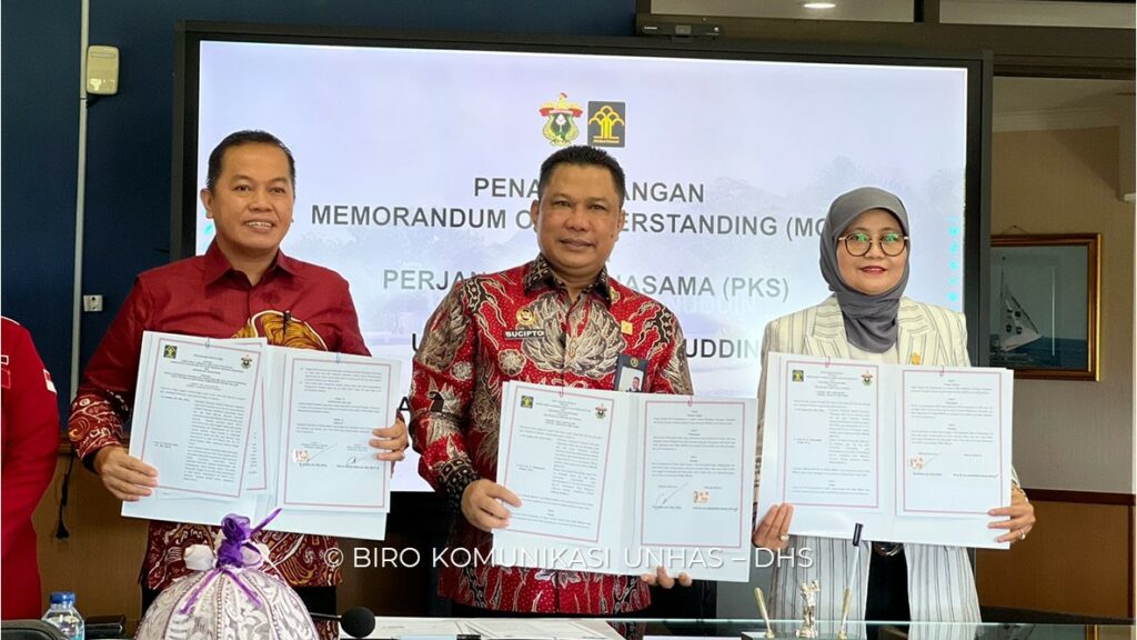Unhas dan Direktorat Jenderal Kekayaan Intelektual Kemenkumham Tandatangani Perjanjian Kerja Sama