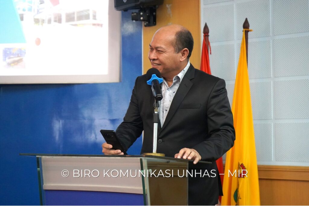 CEO PT PAL saat memberikan sambutan pembukaannya
