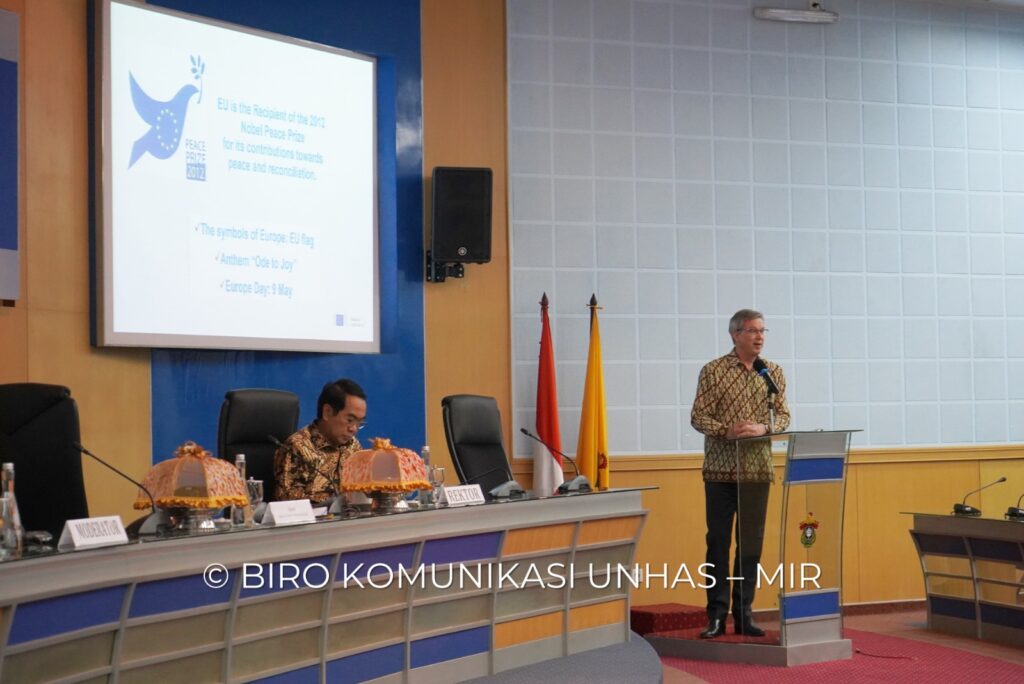 Unhas Selenggarakan Kuliah Umum, Hadirkan Duta Besar Uni Eropa Sebagai Narasumber