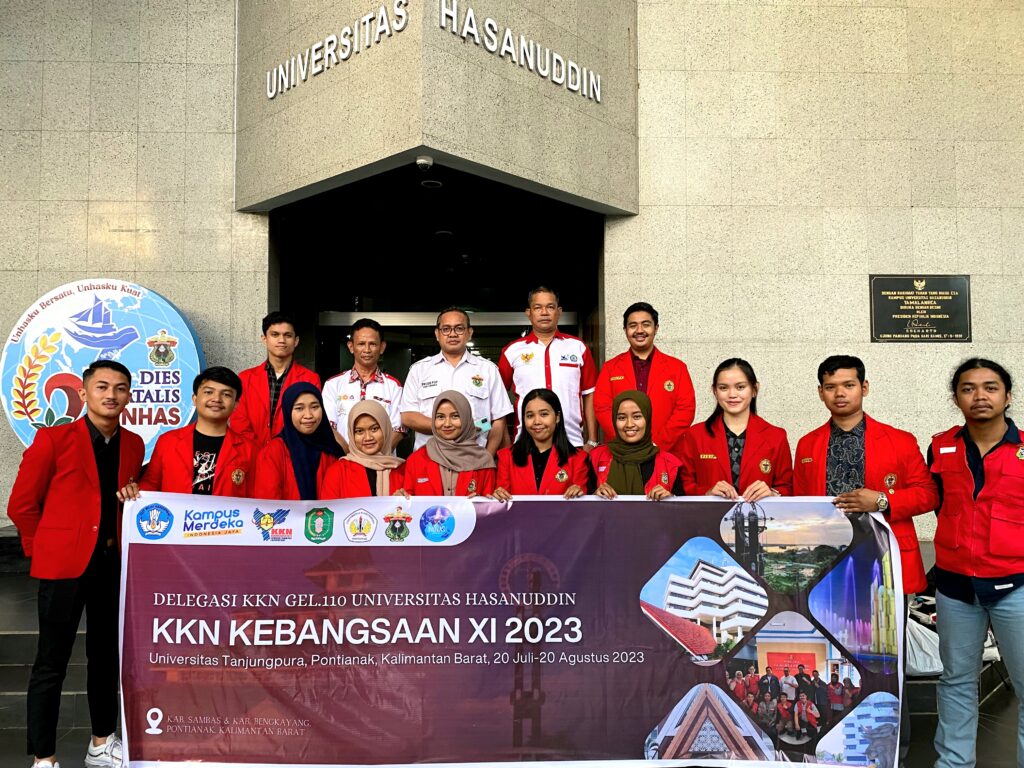 12 Delegasi KKN Kebangsaan 2023 Unhas Mengabdi di Bumi Khatulistiwa