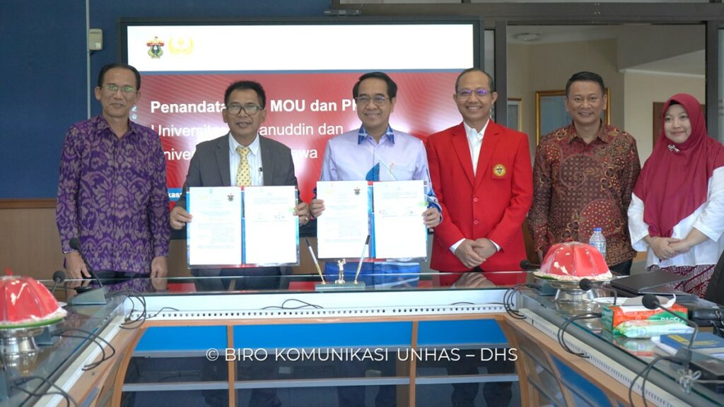 Unhas dan Universitas Warmadewa Sepakati Kerja Sama Dukungan Program Merdeka Belajar Kampus Merdeka