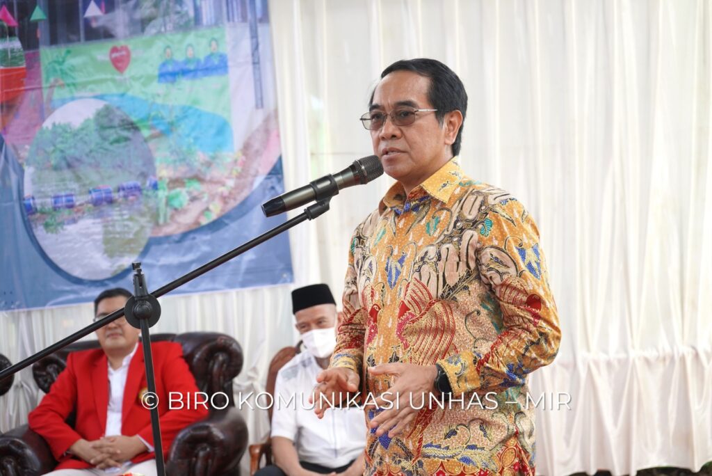 Sambutan Rektor Unhas pada Peresmian Pengelolaan Sampah Pemkab Maros