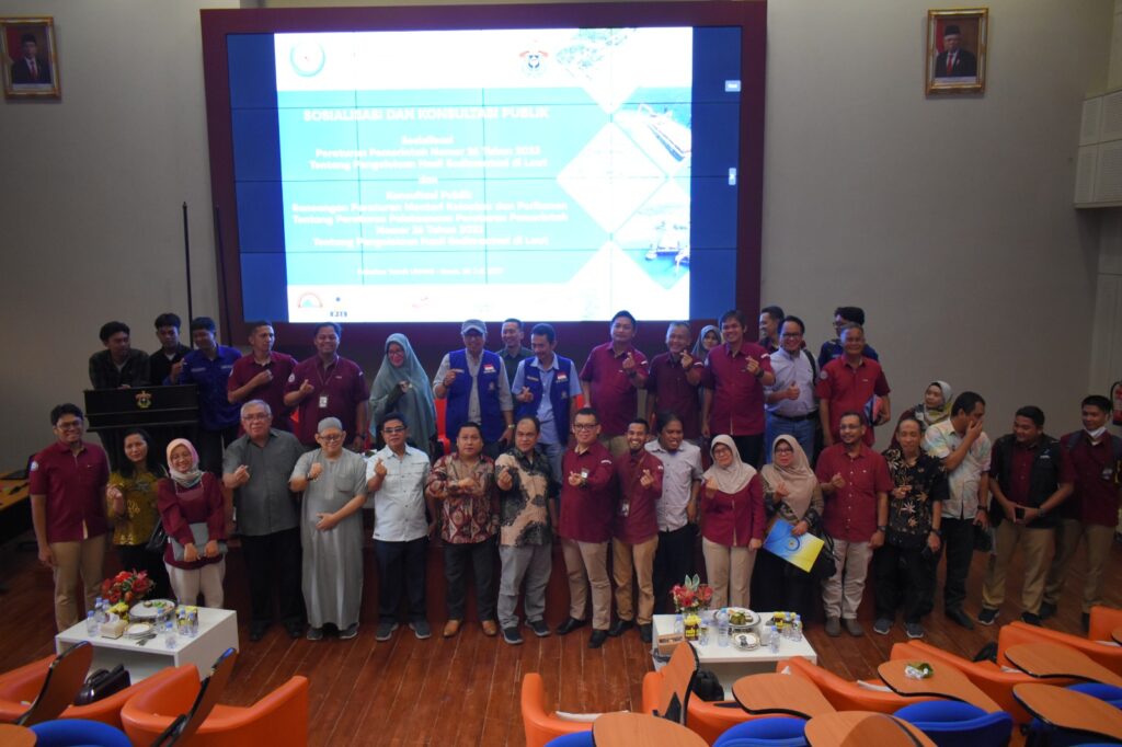 FT Unhas Tuan Rumah Sosialisasi Peraturan Kementerian Kelautan dan Perikanan No 26 Tahun 2023