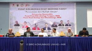 Bersama BRIN, Unhas Resmikan Pusat kolaborasi Riset Mikroba Karst 1