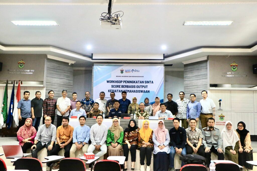 Unhas Gelar Workshop Peningkatan Sinta Score Berbasis Output Kegiatan Kemahasiswaan